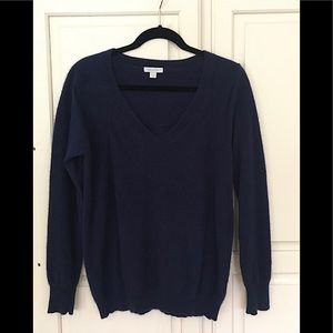 Navy 100% Cashmere sweater. Women’s M. Garnet Hill